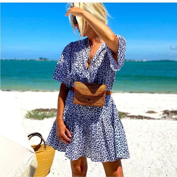 Emerson Fry Dresses & Skirts - Emerson Fry India Collection Ladies Isla Dress Leopard Size M/L